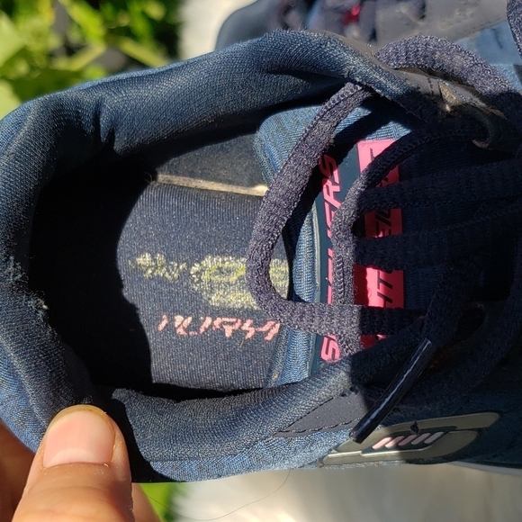 Skechers FLEX APPEAL Navy sneaker 5.5 - Picture 9 of 11